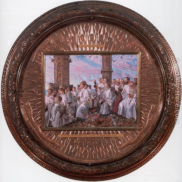 William Holman Hunt May Morning on Magdalen Tower, Oxford